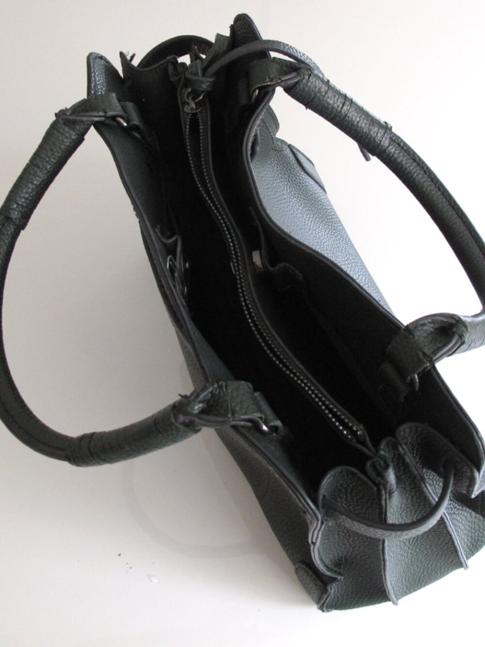 Handbag & CROSSBODY EVIE NICOLE MILLER Large SATCHEL FOREST GREEN